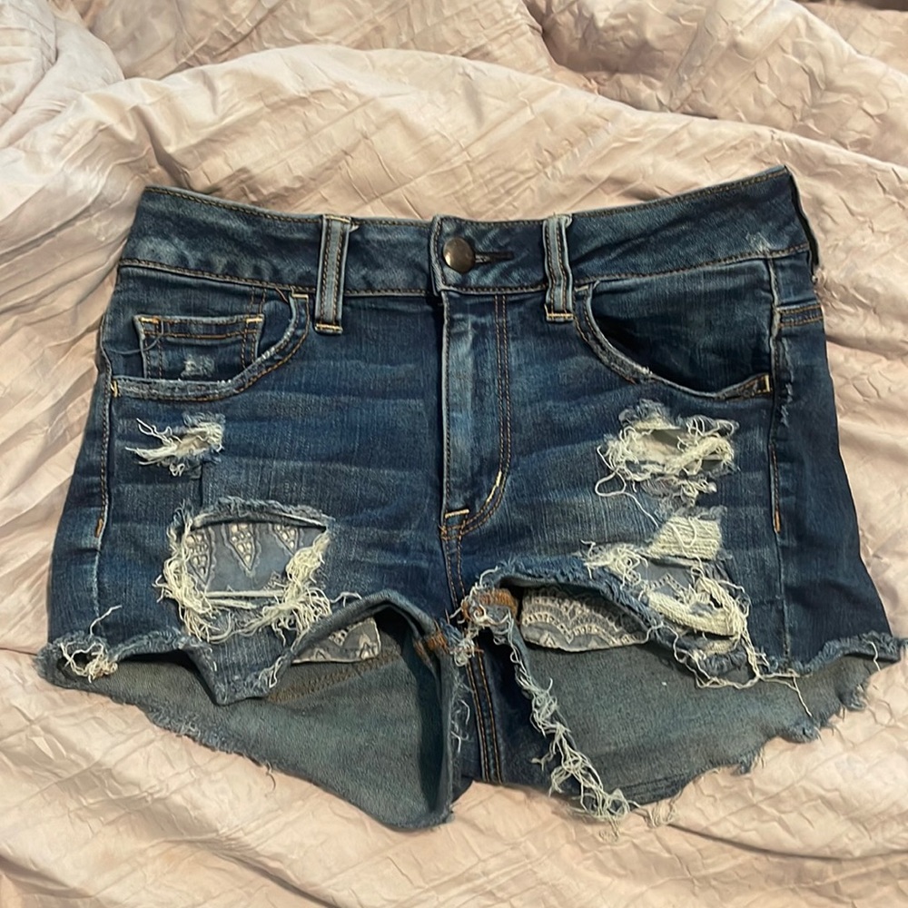 American eagle jean shorts